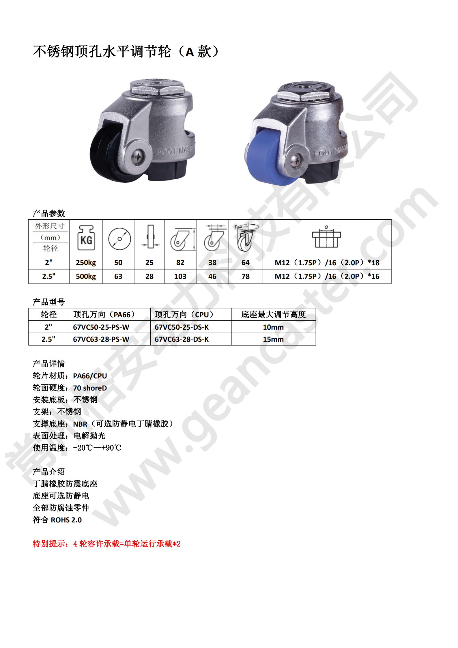 不銹鋼孔頂水平調(diào)節(jié)輪（A款）_20220924144608_00